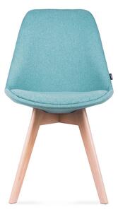 NETAL türkiz szék bükkfa lábakkal