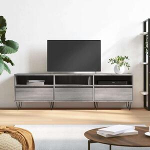 VidaXL szürke sonoma színű szerelt fa TV-szekrény 150x30x44,5 cm