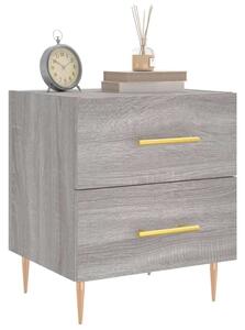 VidaXL Éjjeliszekrény 2 db - Szürke Sonoma - 40x35x47,5cm