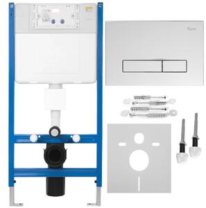 Rea Rea, Falsík alatti WC-rendszer K011A-Q + HD króm gombok, KPL-E9561