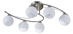 Lindby - Svean 6 Mennyezeti Lámpa White/Nickel - Lampemesteren