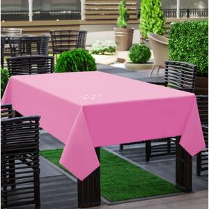 Kerti asztalterítő világos rózsaszín