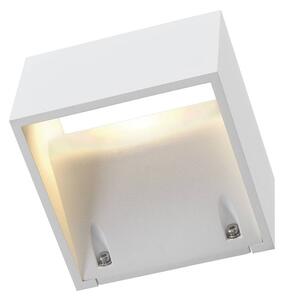 SLV - Logs Fali Lámpa Square LED IP44 White - Lampemesteren