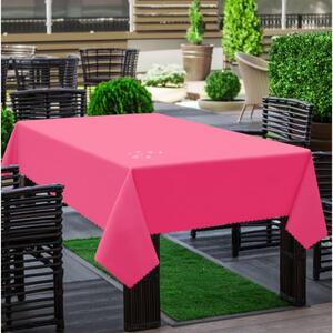 Kerti asztalterítő rózsaszín