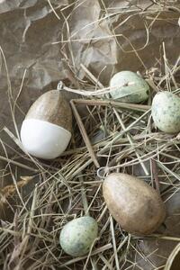 IB Laursen Fehér-barna lógó húsvéti tojás