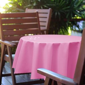 Kerek kerti asztalterítő Ø 150 cm világos rózsaszín