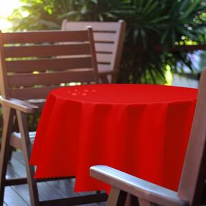 Kerek kerti asztalterítő Ø 150 cm piros