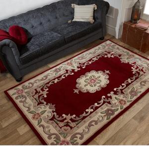 Aubusson piros gyapjú szőnyeg, 120 x 180 cm - Flair Rugs