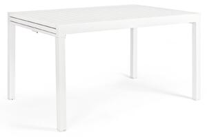 PELAGIUS fehér alumínium 10 személyes kerti asztal