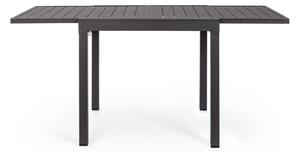 PELAGIUS fekete alumínium 6 személyes kerti asztal