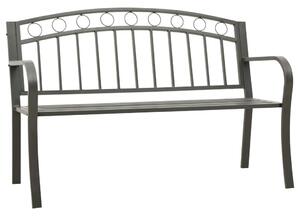 Szürke kerti pad 120 cm