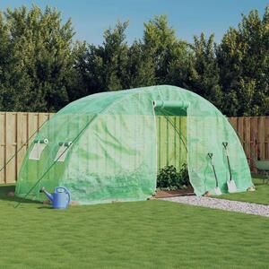 GardenLine Melegház - Acélvázas - 10 m² - Zöld