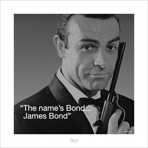 Művészeti nyomat James Bond 007 - Iquote, (40 x 40 cm)
