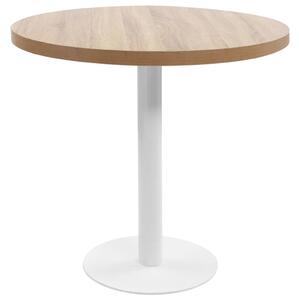 Világosbarna MDF bisztróasztal 80 cm