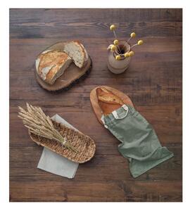 Bag Green Moss szövet és lenkeverék kenyértartó zsák, magasság 42 cm - Really Nice Things