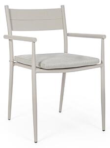KENDALL szürke alumínium kerti szék