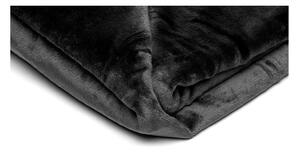 Fekete mikroplüss takaró, 150 x 200 cm - My House