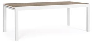 ELIAS fehér bővíthető kerti asztal 200-300 cm