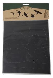 Birds fekete ablakmatrica szett - Esschert Design