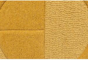 Gigi sárga gyapjú szőnyeg, 200 x 290 cm - Flair Rugs