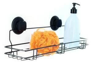 Bestlock Black Kitchen Shelf fekete öntapadós fali polc, 45,5 x 12 cm - Compactor