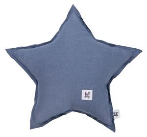 Vászon díszpárna STAR NAVY BLUE