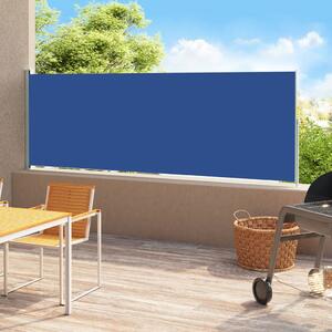 VidaXL kék behúzható oldalsó terasznapellenző 180 x 500 cm