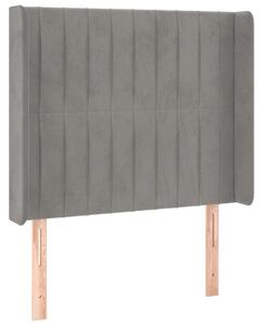 Bársony LED Ágy - 80x200 cm