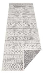 Biri szürke-krémszínű kültéri szőnyeg, 80 x 250 cm - NORTHRUGS