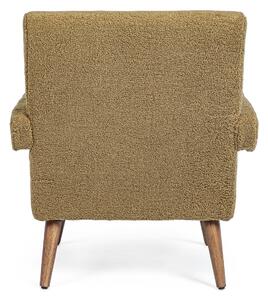 BERNA barna 100% polyester fotel