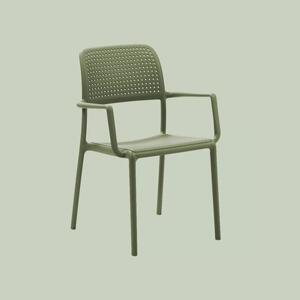 Bora műanyag szék zöld