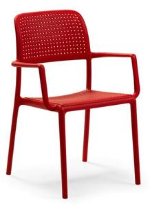 Bora műanyag szék piros