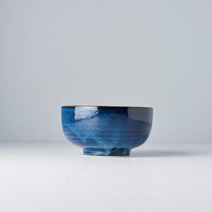 Indigo kék kerámia tál, ø 16 cm - MIJ