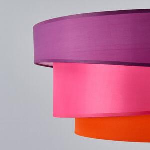 Lindby - Melia Mennyezeti Lámpa Violet/Pink/Orange/Chrome - Lampemesteren