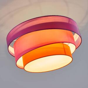 Lindby - Melia Mennyezeti Lámpa Violet/Pink/Orange/Chrome - Lampemesteren