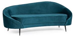 SERAPHIN kék bársony kanapé