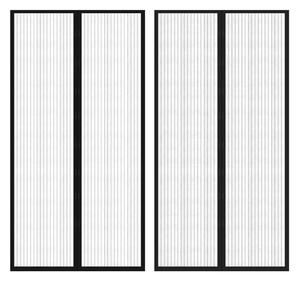 Rovar Ajtó Függöny Tépőzáras Szalaggal Ellátott 210x100 cm 2 db