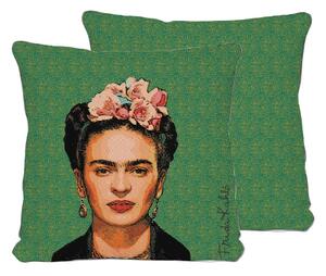 Frida zöld párna, 45 x 45 cm - Madre Selva
