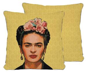 Frida sárga párna, 45 x 45 cm - Madre Selva