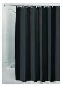 Fekete zuhanyfüggöny, 200 x 180 cm - iDesign