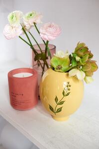 Rose sárga-zöld agyagkerámia váza - Bloomingville