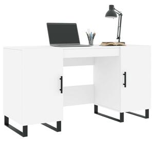 VidaXL Fehér Íróasztal Fiókokkal - 140x50x75 cm