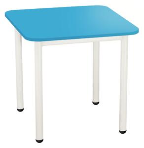 Mese négyzet asztal kék