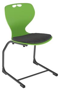 Flex C vázas Ifjúsági szék kárpitbetéttel antracit/zöld
