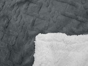 ORNAMENTS Luxus sötétszürke mikroplüss báránytakaró, 150x200 cm Méret: 150 x 200 cm