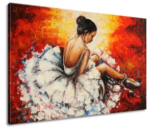 Gario Kézzel festett kép Fáradt balett-táncosno Méret: 120 x 80 cm