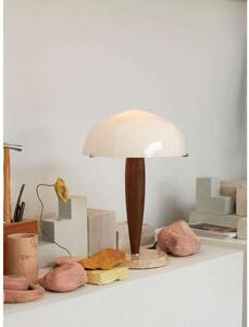 &Tradition - Herman SHY3 Asztali Lámpa Opal/Oiled Walnut/Cream Marble - Lampemesteren