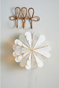 Fehér fénydekoráció karácsonyi mintával ø 45 cm Marigold – Markslöjd