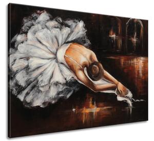 Gario Kézzel festett kép Balett-táncosno bemelegítése Méret: 100 x 70 cm