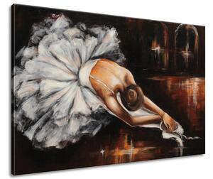 Gario Kézzel festett kép Balett-táncosno bemelegítése Méret: 100 x 70 cm